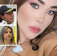 Fotos de Day Vásquez, Nicolás Petro y Vicky Dávila, en nota de que Day Vásquez contestó duro a denuncia de Nicolás Petro por chats que Vicky Dávila
