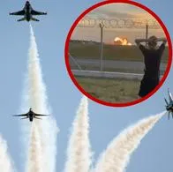 Accidente aéreo Polonia: avión f16 se estrelló en espectáculo 