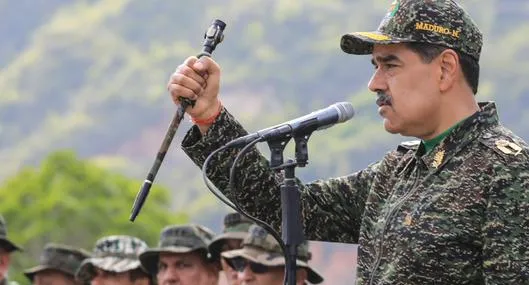Maduro lanzó advertencia a Trump y agradeció a Petro despliegue en frontera