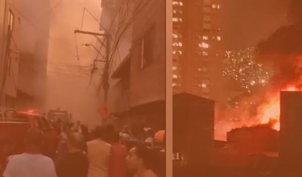 Dos incendios causaron pánico al final de la tarde en Bello
