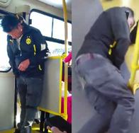 Hombre en Transmilenio se durmió parado, se cayó y quedó despierto del golpe 