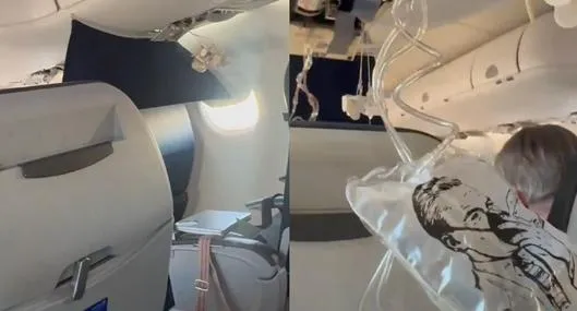 Video muestra pánico en avión que cayó más de mil metros por fuerte turbulencia