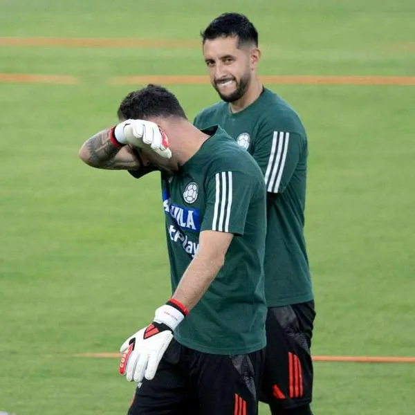 Foto de David Ospina y Camilo Vargas, en nota de qué arquero sería titular de Selección Colombia, Ospina, Vargas o Mier, en datos