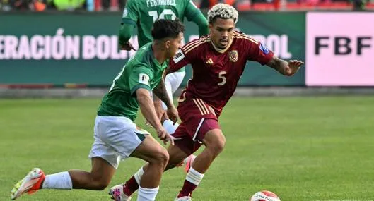 Foto de Bolivia vs. Venezuela, en nota de quién va a ir al repechaje del Mundial 2026 entre Venezuela y Bolivia, según IA