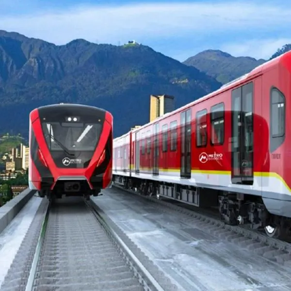 Foto del metro de Bogotá: primer tren llegó y Carlos Fernando Galán lo mostró