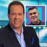 Fotos de Javier Fernández y Eduardo Luis López, en nota de que Cantante del gol tiró pulla a Eduardo Luis por frase y dijo que debe decir cosas