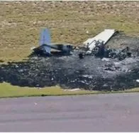 Accidente aéreo: dos avionetas chocaron durante el aterrizaje y hay un muerto
