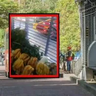 Estación de Transmilenio parece mercado ambulante