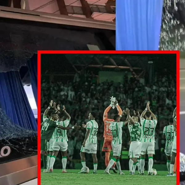 Atacaron bus de Atlético Nacional en Armenia al final de partido ante Quindío