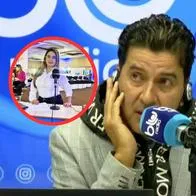 "¿Quién es papi?": Néstor Morales, a periodista de Blu Radio que lo llamó así al aire. Él bromeó con el particular episodio.