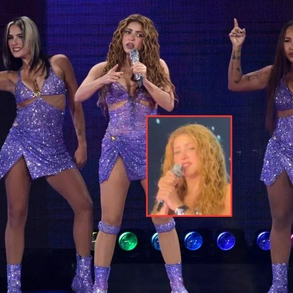Shakira lloró cantando en concierto canción que le habría hecho a Gerard Piqué
