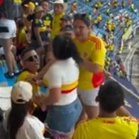 Caso de infidelidad en partido de Colombia da giro: se supo la verdad de lo que pasó en el estadio con pelea entre mujeres. 
