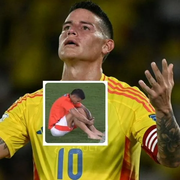 Foto de James Rodríguez, en nota de qué dijo James Rodríguez de su gesto en Metropolitano tras Colombia vs. Bolivia