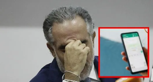 Chats sobre escándalo en Dian donde aparecen Saade, Benedetti y Efraín Cepeda
