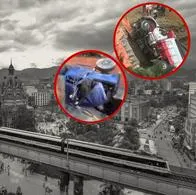 Accidentes de volqueta en Medellín: centro comercial y conjunto residencial