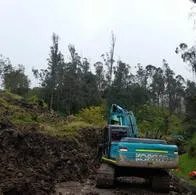 Cierre en la vía Bogotá-Villavicencio