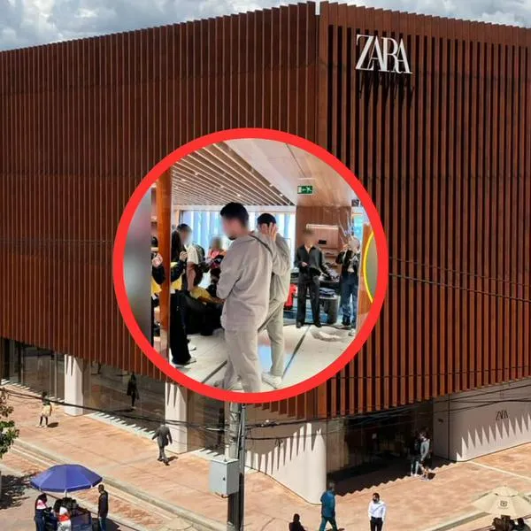 Susto en tienda Zara de la calle 82, en Bogotá: espejo cayó sobre niño y quedó gravemente herido. Madre señala al negocio de negligencia en los protocolos.
