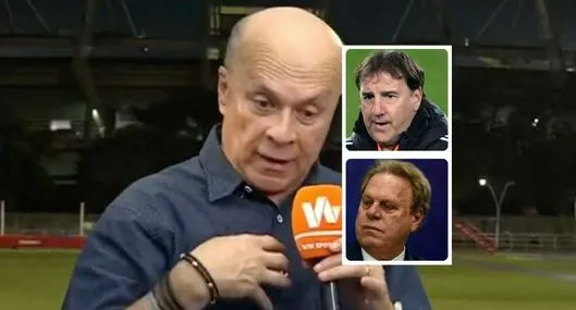 Fotos de Carlos Antonio Vélez, Néstor Lorenzo y Ramón Jesurún, en nota de que Carlos Antonio Vélez contestó a Néstor Lorenzo por Colombia y salpicó a Jesurún