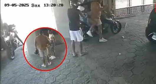 Video viral: roban a pareja en Río de Janeiro, Brasil, entrando a un motel