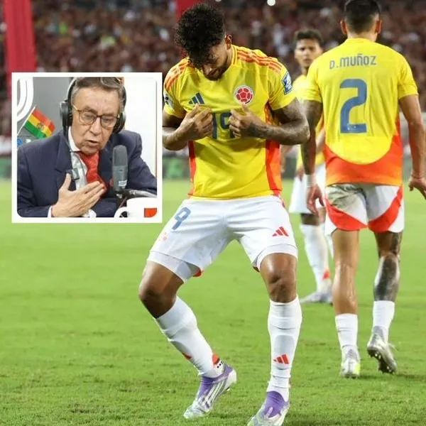 Fotos de Luis Suárez y de Juan Pasten Peñafiel, en nota de que periodista boliviano igual a Vélez se retractó con Colombia y agradeció en video
