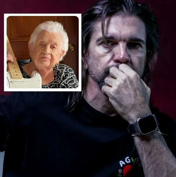 Foto de Juanes y Alicia Vásquez, en nota de última foto que publicó Juanes con su mamá antes de morir, en emotivos recuerdos