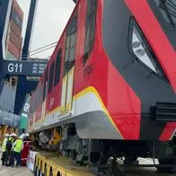 Caravana con primer tren del metro está lista para entrar a Bogotá