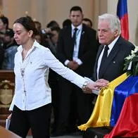 María Claudia Tarazona volvió a Colombia a un mes de la muerte de Miguel Uribe