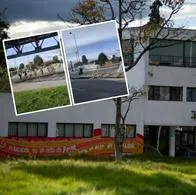 Así quedó la estación de Transmilenio del frente de la Universidad Nacional, luego de unos disturbios