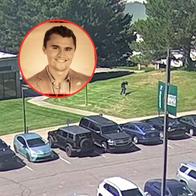 Imágenes del supuesto asesino de Charlie Kirk huyendo luego de haber cometido el crimen