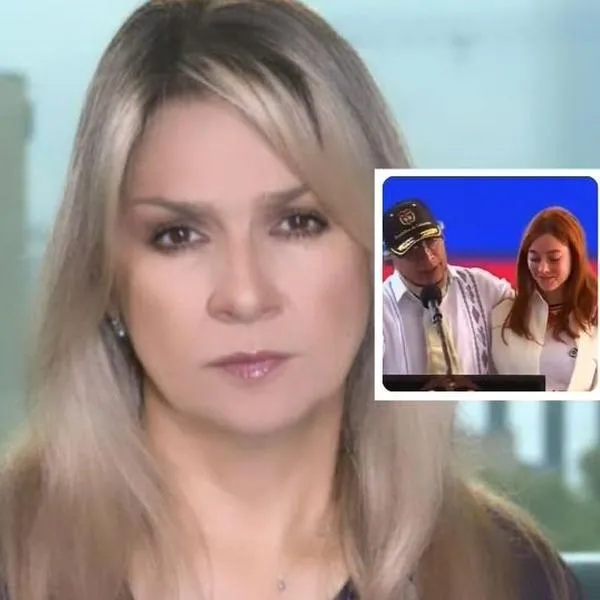 Foto de Vicky Dávila y Gustavo Petro, en nota de que Vicky Dávila llamó morboso a Gustavo Petro por exponer en público a funcionaria