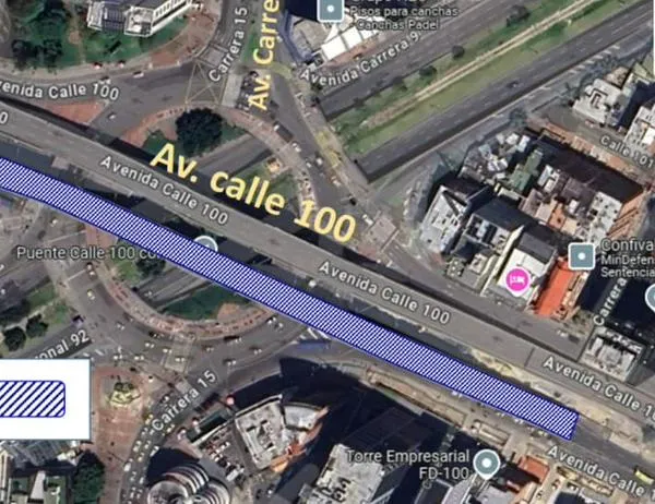 Por obras de reforzamiento, cierre en puente de calle 100 con carrera 15 ¡Conoce los detalles aquí!  