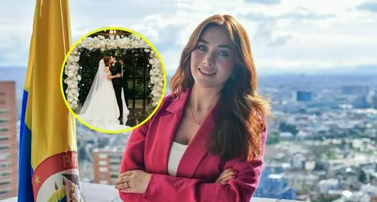 Quién es el esposo de Gloria Giraldo, que sonrojó Gustavo Petro: fotos de boda