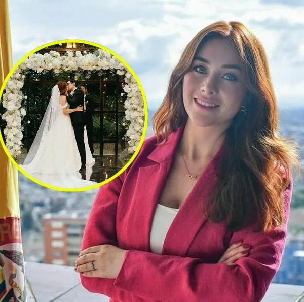 Quién es el esposo de Gloria Giraldo, que sonrojó Gustavo Petro: fotos de boda