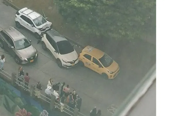 Triple choque en El Cable (Manizales): tres lesionados tras accidente de tránsito