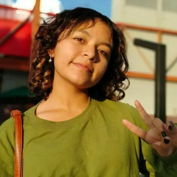 Foto de Ayelen Sofía Páez, en nota de que tiran pista de Ayelen Sofía Páez, joven de 16 años desaparecida en Bogotá 