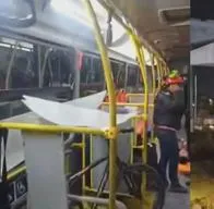 Accidente: máquina de obra del Metro de Bogotá le cayó encima a Transmilenio