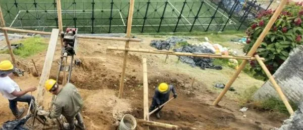Ladera de escenario deportivo en Caldas es intervenida: los trabajos son por $400 millones, según el alcalde 