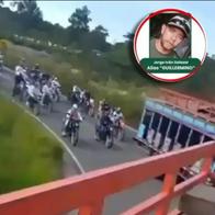 Video: caravana en Antioquia para cabecilla de disidencias causó indignación