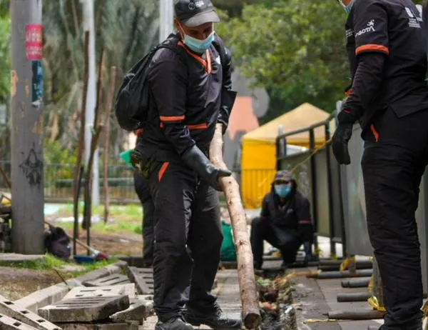 Bogotá inicia jornada especial de recuperación del Parque Nacional tras la salida de comunidad Emberá 