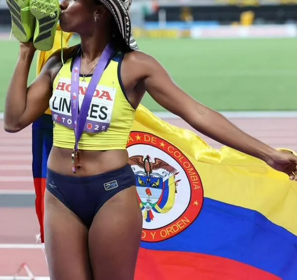 ¡Histórico! Natalia Linares subió al podio en el Mundial de Atletismo: bronce en salto largo