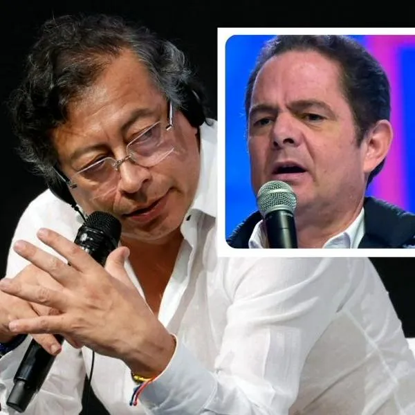 Fotos de Gustavo Petro y Germán Vargas Lleras, en nota de Gustavo Petro y Germán Vargas Lleras chocaron por reforma tributaria con pullas