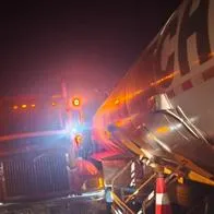 Nuevo problema en vía al Llano por accidente entre varios vehículos de carga