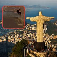 Video de hombre lanzándose desde Cristo Redentor de Brasil causa indignación