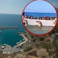 Migrantes en Grecia: ciudadanos rechazan llegada en lancha