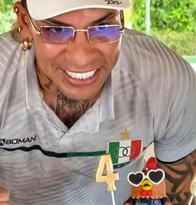 Once Caldas: nueva celebración con el goleador Dayro Moreno, otro pastel para sus 40 años