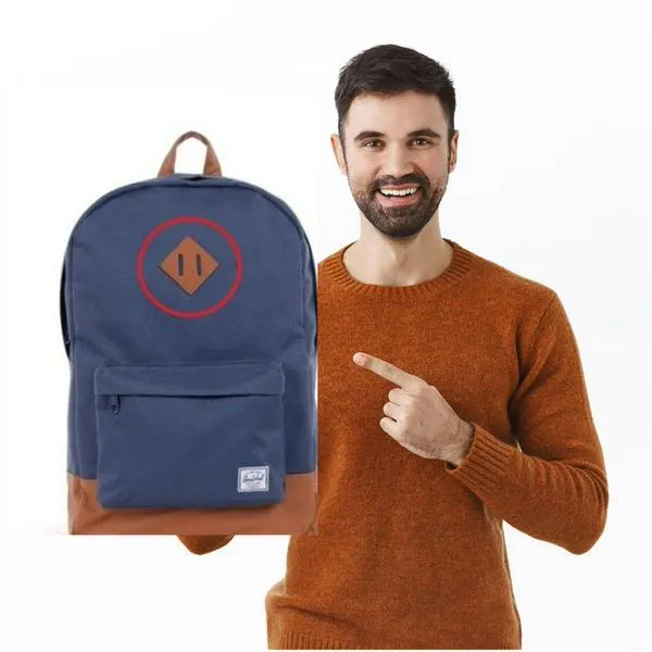 ¿Para qué sirve el parche de cuero en las mochilas? No es de adorno y así se usa