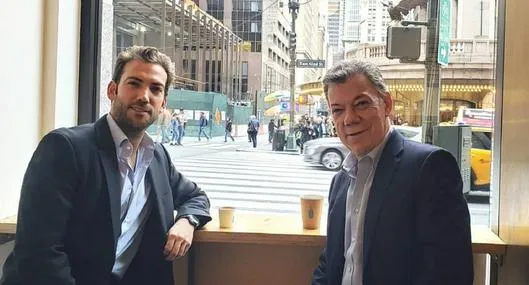 Martín Santos publica mensajes de una mujer que ataca a Juan Manuel Santos