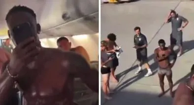 Champions: avión del Mónaco falló, viajaron en calzoncillos y los golearon