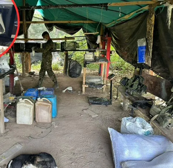 Ejército desmantela laboratorio de cocaína del Clan del Golfo en La Gloria, Cesar