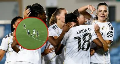 Linda Caicedo hizo jugadota en Champions League al estilo Diego Maradona: video